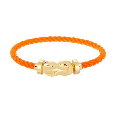 [LUCKY LOVE]CHANCE LARGE 8 FIGURE BUCKLE NO DIAMOND BRACELET GOLD