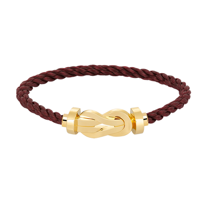 [LUCKY LOVE]CHANCE LARGE 8 FIGURE BUCKLE NO DIAMOND BRACELET GOLD