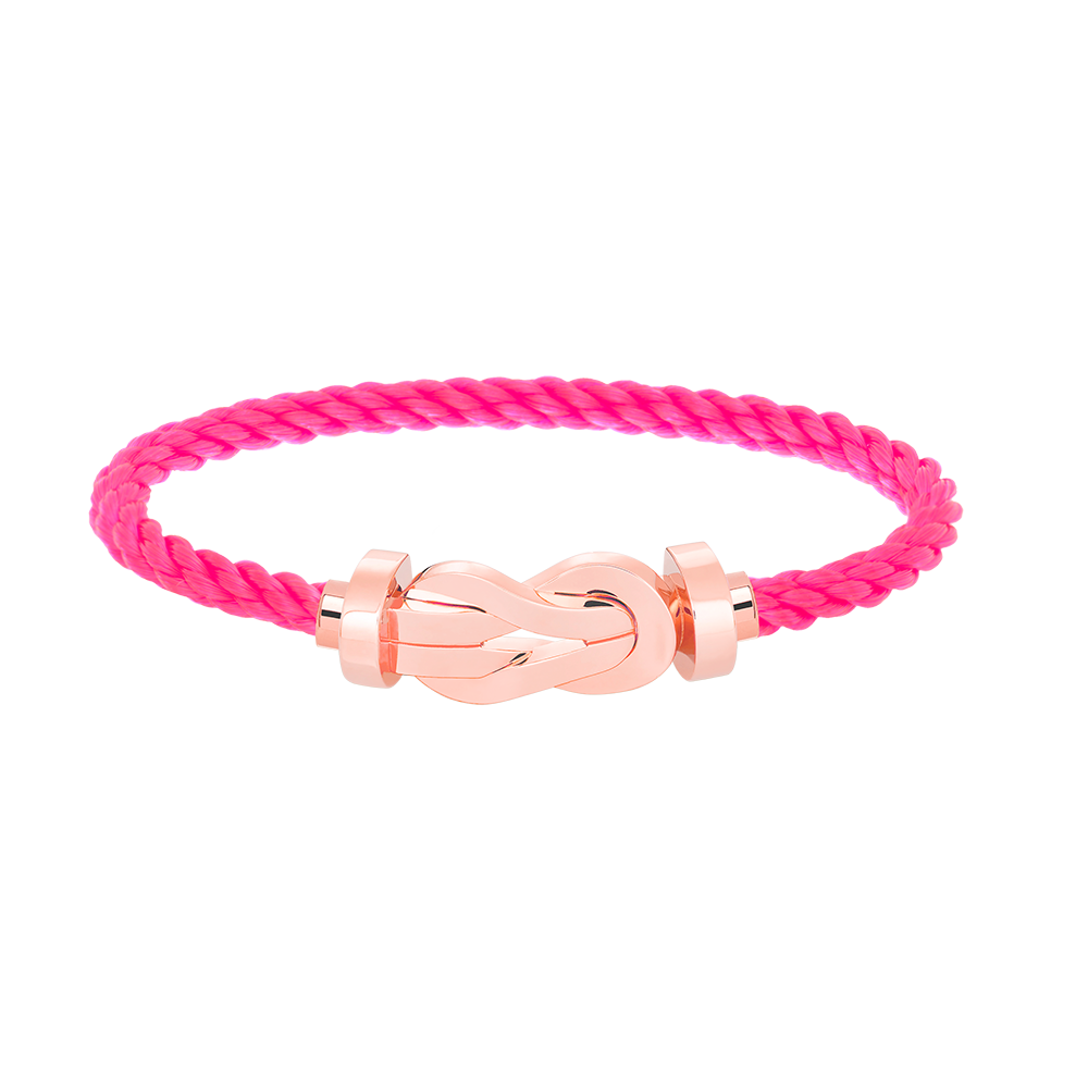 [LUCKY LOVE]CHANCE LARGE 8 FIGURE BUCKLE NO DIAMOND BRACELET ROSE GOLD