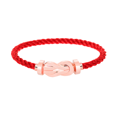 [LUCKY LOVE]CHANCE LARGE 8 FIGURE BUCKLE NO DIAMOND BRACELET ROSE GOLD
