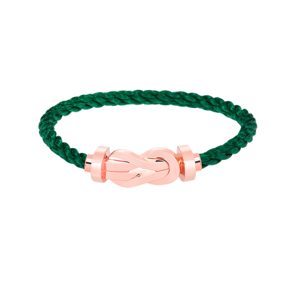 [LUCKY LOVE]CHANCE LARGE 8 FIGURE BUCKLE NO DIAMOND BRACELET ROSE GOLD