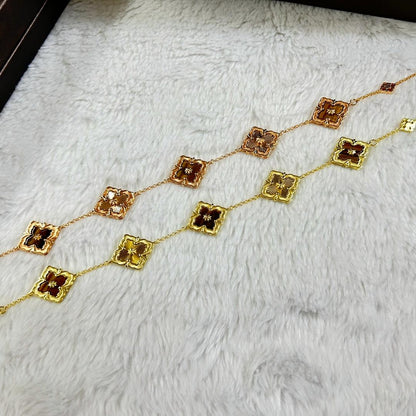 [LUCKY LOVE]OPERA 5 MOTIFS TULLE ENAMEL BRACELET