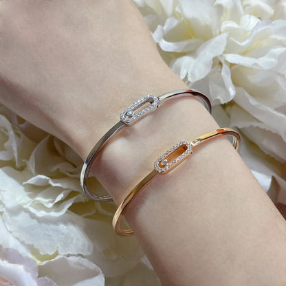 [LUCKY LOVE]Move Uno pavé flex bangle medium