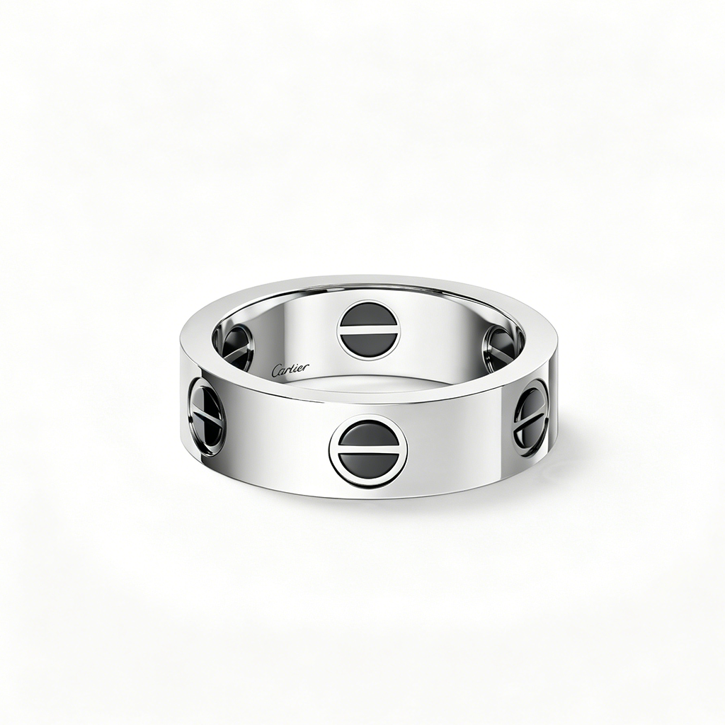 [LUCKY LOVE]LOVE RING 5.5MM NO DIAMONDS  CERAMIC