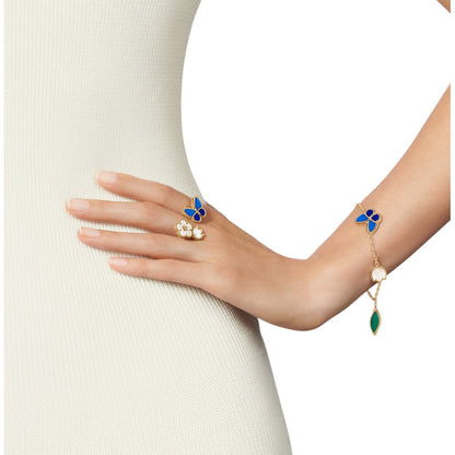 [LUCKY LOVE]LUCKY SPRING BUTTERFLY 5 MOTIF BRACELET