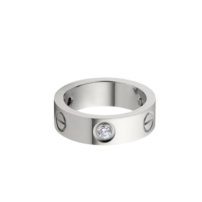 [LUCKY LOVE]LOVE 5.5MM 3 DIAMOND RING