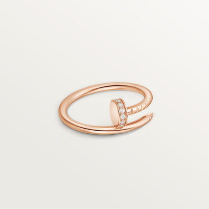 [LUCKY LOVE]JUSTE 1.8MM HALF DIAMOND RING