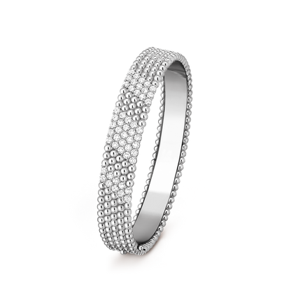 [LUCKY LOVE]  FIVE-ROW DIAMOND BRACELET