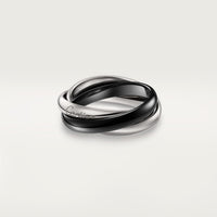 [LUCKY LOVE]TRINITY 3.2MM RING BLACK CERAMIC