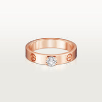 [LUCKY LOVE]LOVE RING 3.6MM 1 BIG DIAMOND