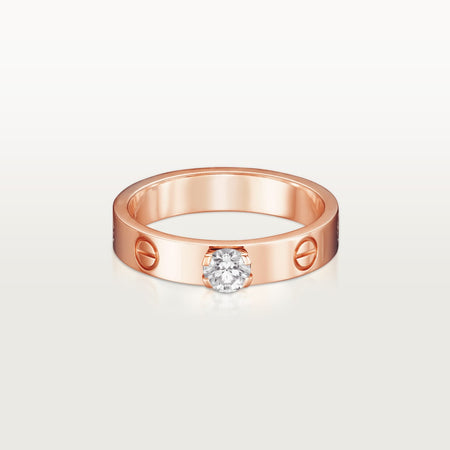 [LUCKY LOVE]LOVE RING 3.6MM 1 BIG DIAMOND