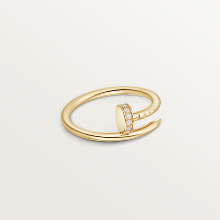 [LUCKY LOVE]JUSTE 1.8MM HALF DIAMOND RING