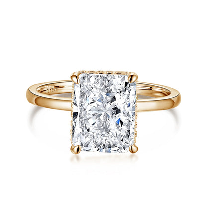 [LUCKY LOVE]4.0 Carat Ornate Enchanting Radiand Cut Banquet Ring