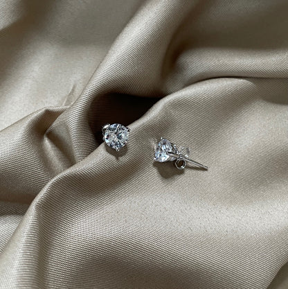 [LUCKY LOVE]Dainty Round Shape Earrings