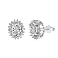 [LUCKY LOVE]Delicate Radiant Oval Cut Daily Earrings