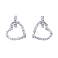 [LUCKY LOVE]Dainty Heart Shape Earrings