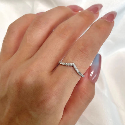 [LUCKY LOVE]Elaborate Tennis Band Ring