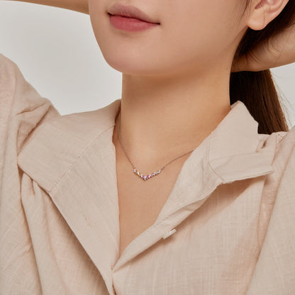 [LUCKY LOVE]Dazzling Rainbow Necklace