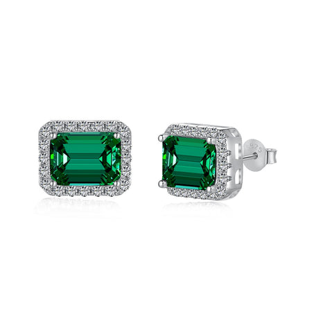 [LUCKY LOVE]Luxurious Dainty Emerald Cut Banquet Earrings