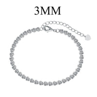 [LUCKY LOVE]Ornate  Sparkling Round Cut Daily Bracelet