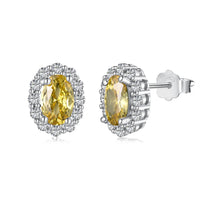 [LUCKY LOVE]Delicate Unique Oval Cut Daily Earrings