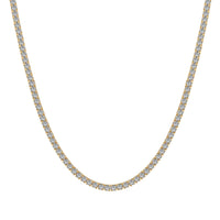 [LUCKY LOVE]Delicate Round Shape Tennis Necklace