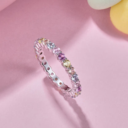 [LUCKY LOVE]Dazzling Resplendent Round Cut Party Ring
