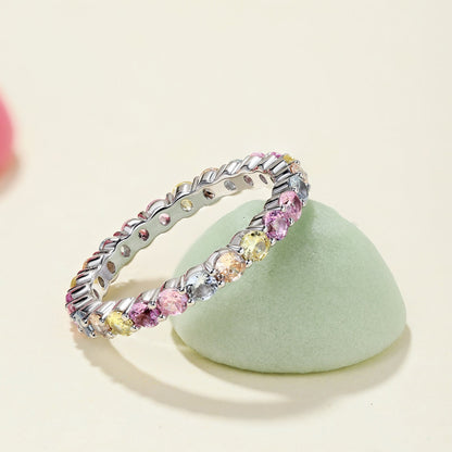[LUCKY LOVE]Dazzling Resplendent Round Cut Party Ring