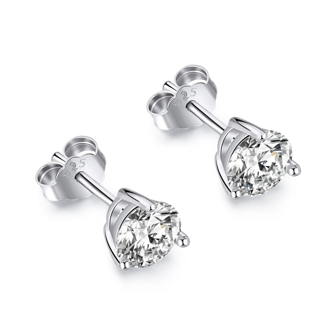 [LUCKY LOVE]Dainty Round Shape Earrings