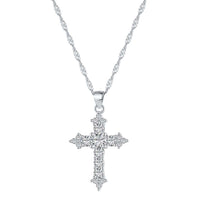 [LUCKY LOVE]Delicate Cross Shape Necklace