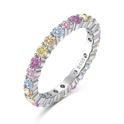 [LUCKY LOVE]Dazzling Resplendent Round Cut Party Ring