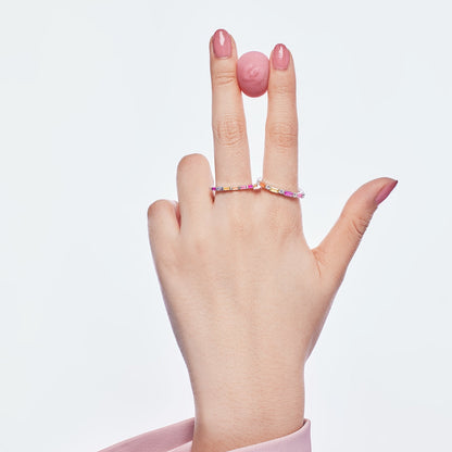 [LUCKY LOVE]Exquisite Multicolored Emerald Cut Daily Ring