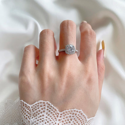 [LUCKY LOVE]Dazzling Resplendent Round Cut Wedding Ring