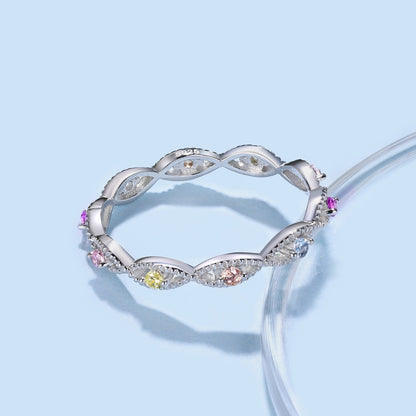 [LUCKY LOVE]Elegant Energetic Round Cut Daily Ring