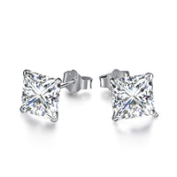 [LUCKY LOVE]Ornate Square Shape Earrings