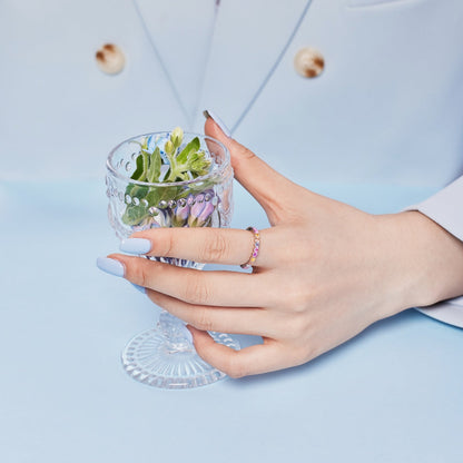 [LUCKY LOVE]Dazzling Resplendent Round Cut Party Ring