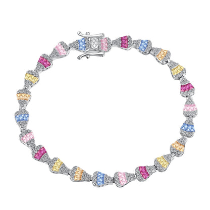 [LUCKY LOVE]Radiant Water Drop Shape Daily Bracelet
