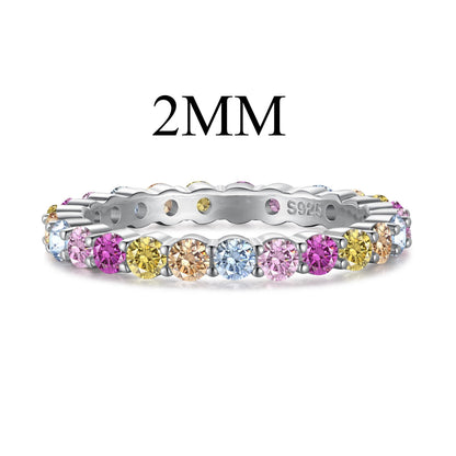 [LUCKY LOVE]Elegant Vivid Round Cut Daily Ring