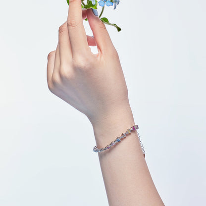 [LUCKY LOVE]Radiant Water Drop Shape Daily Bracelet