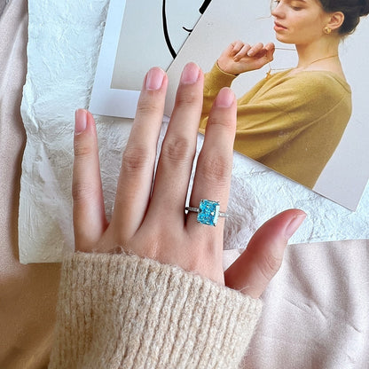 [LUCKY LOVE]4.0 Carat Luxurious Engagement Ring