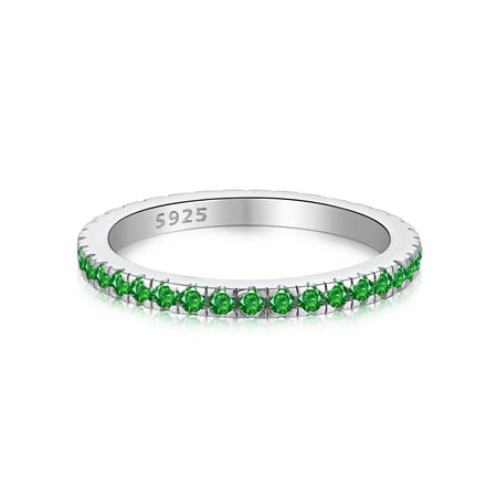 [LUCKY LOVE]Delicate Sparkling Round Cut Daily Ring