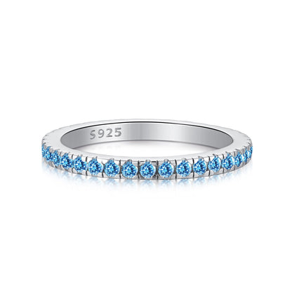 [LUCKY LOVE]Delicate Sparkling Round Cut Daily Ring