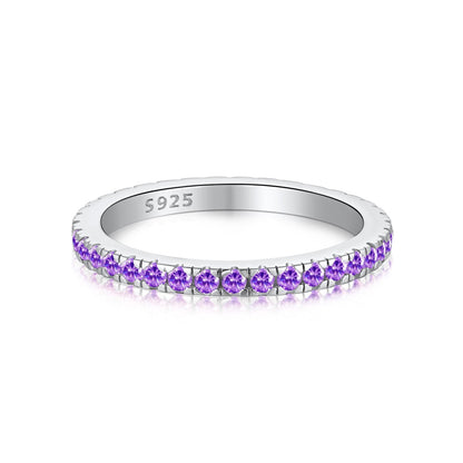 [LUCKY LOVE]Delicate Sparkling Round Cut Daily Ring