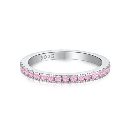 [LUCKY LOVE]Delicate Sparkling Round Cut Daily Ring