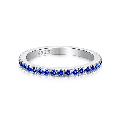 [LUCKY LOVE]Delicate Sparkling Round Cut Daily Ring