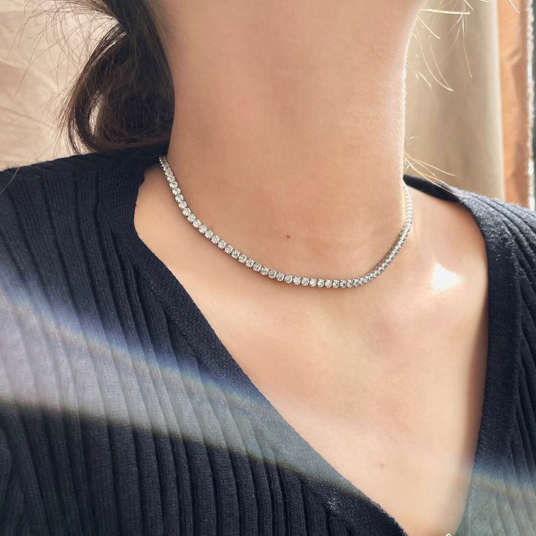 [LUCKY LOVE]Elegant Tennis Chain Necklace