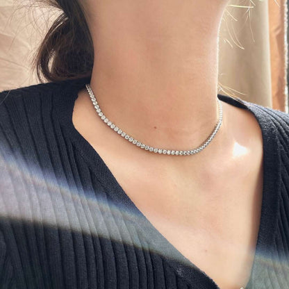 [LUCKY LOVE]Elegant Tennis Chain Necklace