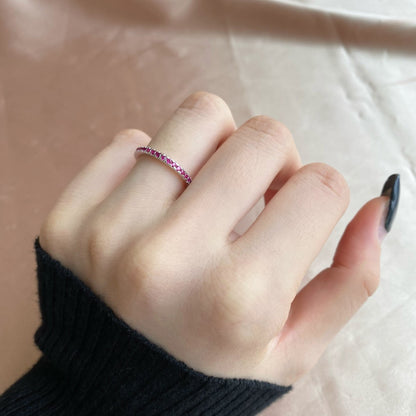 [LUCKY LOVE]Delicate Sparkling Round Cut Daily Ring