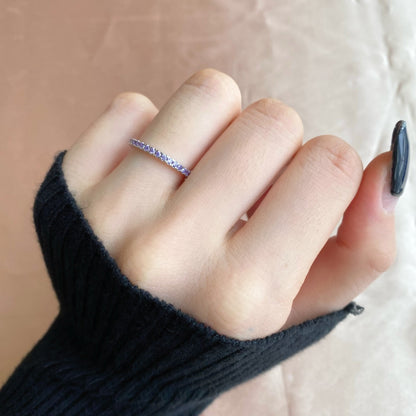 [LUCKY LOVE]Delicate Sparkling Round Cut Daily Ring