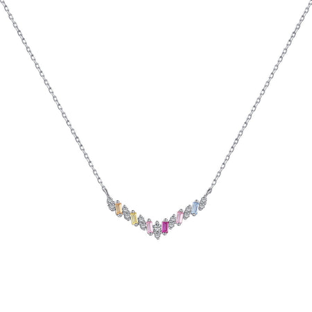[LUCKY LOVE]Dazzling Rainbow Necklace